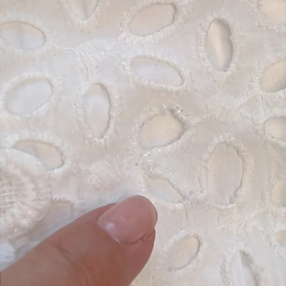 Lilly Pulitzer Melani eyelet Shift Dress 100% Cotton fully lined white Size 10 - Picture 15 of 15